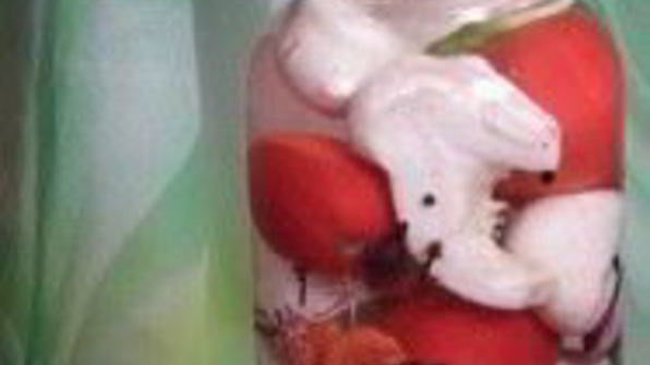 патиссоны, маринованные с помидорами