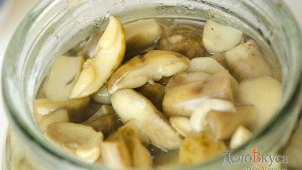 польские грибы маринованные