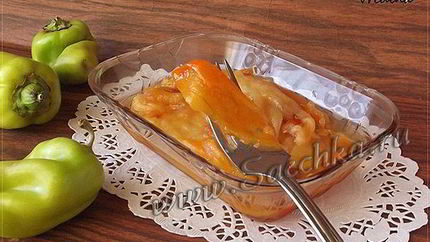 Запеченный маринованный перец