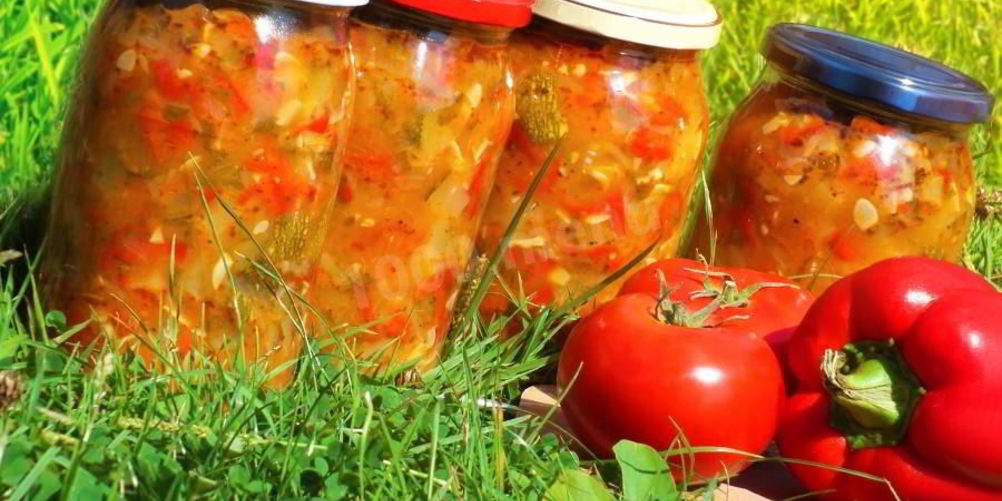 Рецепт острого анкла бенс из кабачков на зиму