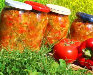 Острый анкл бенс из кабачков на зиму