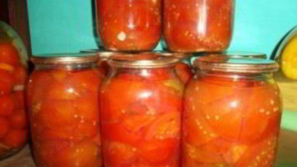 помидоры дольками на зиму