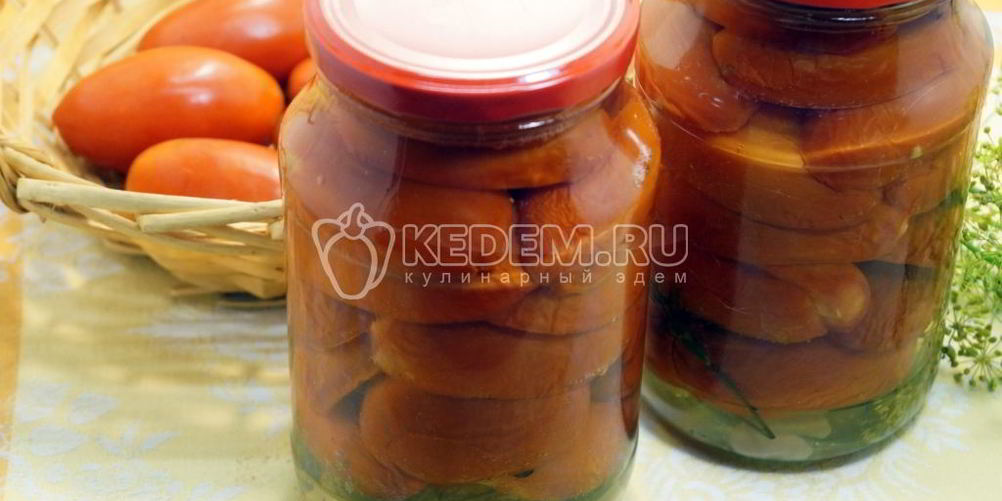 Рецепт помидоров в желе на зиму