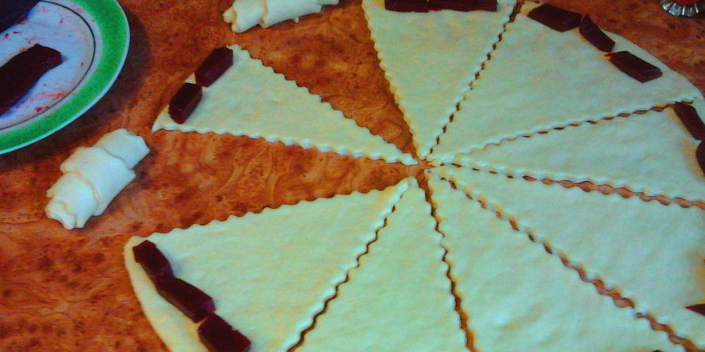 Рецепт пальчиков с повидлом