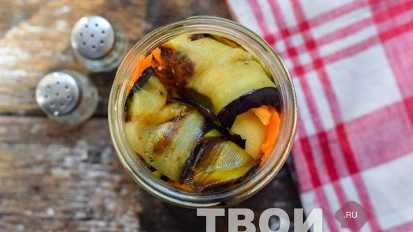 рулетики из баклажан на зиму