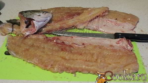 малосольный балтийский лосось