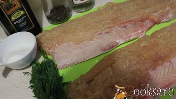 малосольный балтийский лосось