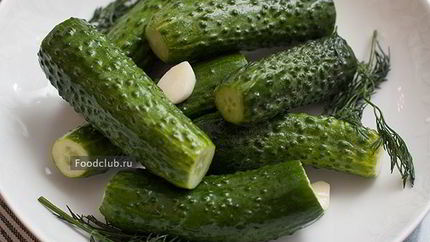 Малосольные огурцы