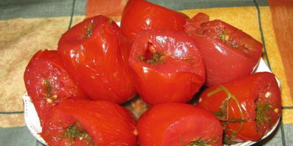 Рецепт малосольных помидоров