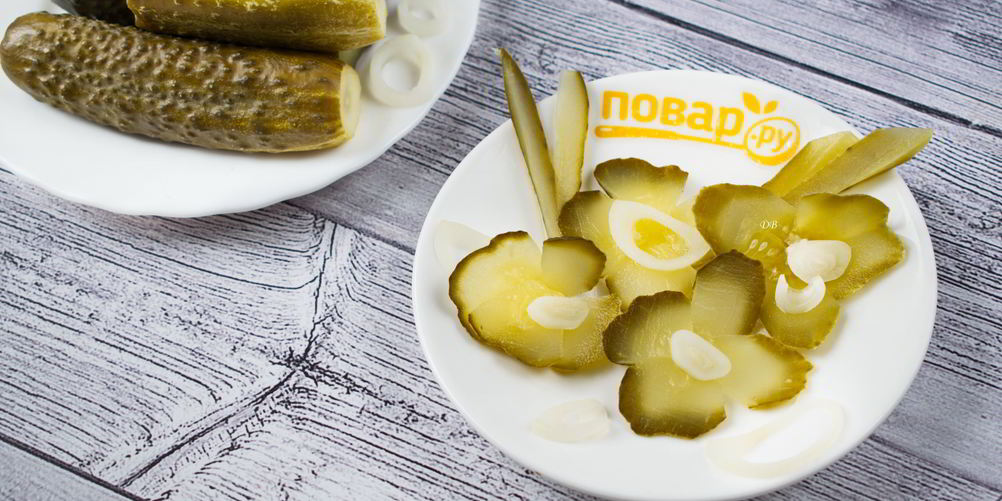 Рецепт огурцов консервированных малосольных