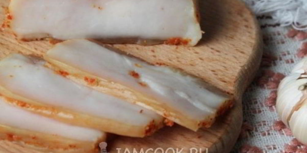 Рецепт сала соленого по-домашнему