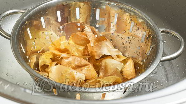 сало в луковой шелухе