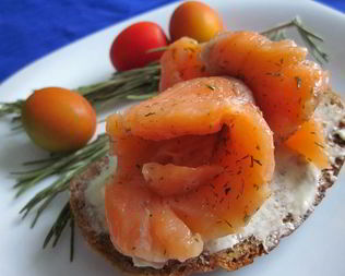 Семга соленая по-фински