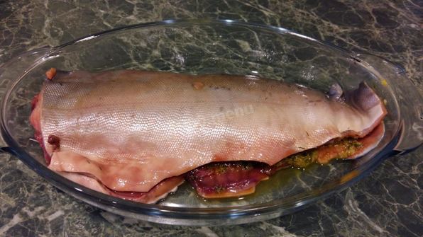 соленая горбуша на водке