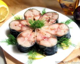 Соленая скумбрия сухого посола
