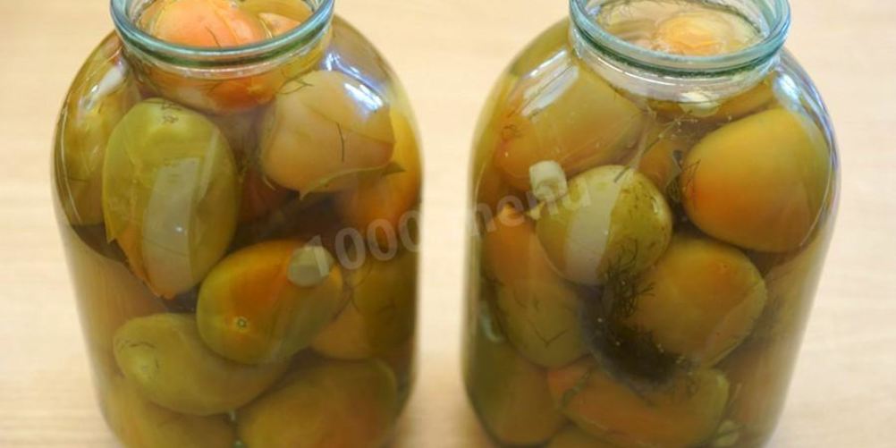 Рецепт зеленых бурых помидоров пальчики оближешь