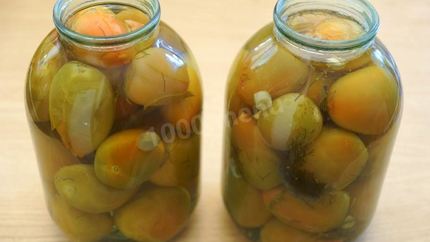 Зеленые бурые помидоры пальчики оближешь