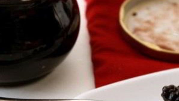 чизкейк с вишневым вареньем