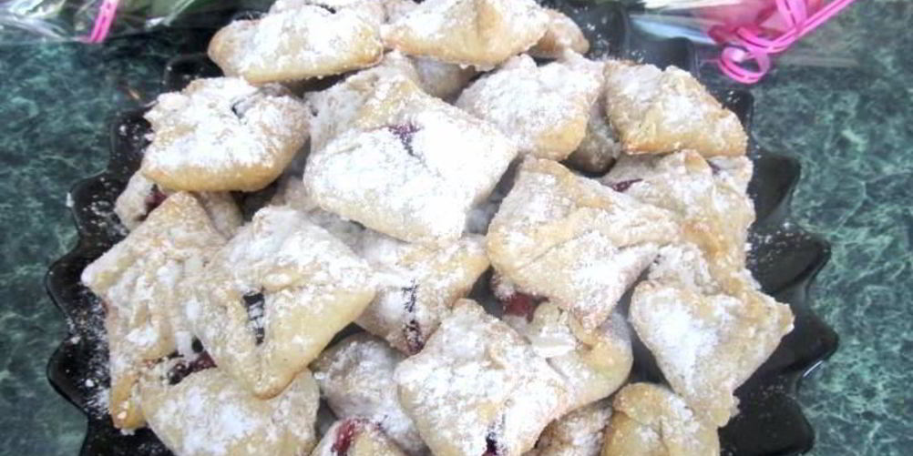 Рецепт конвертиков с вареньем на сметане