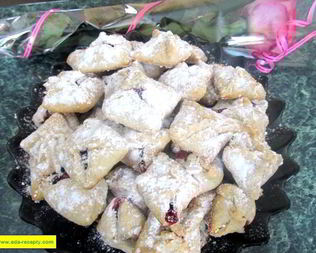 Конвертики с вареньем на сметане