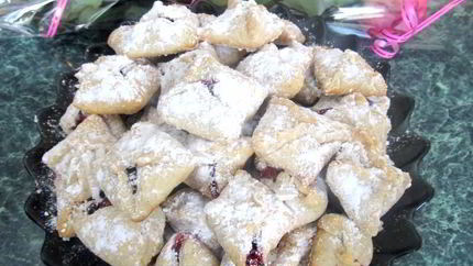 Конвертики с вареньем на сметане