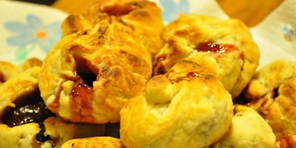 Рецепт мешочков с вареньем