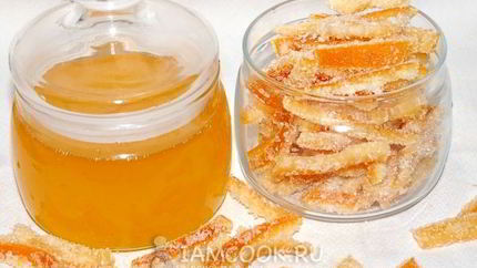 Цукаты из апельсиновых корок