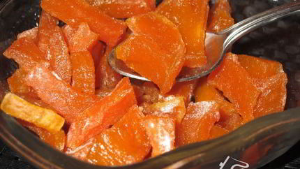 Цукаты из тыквы