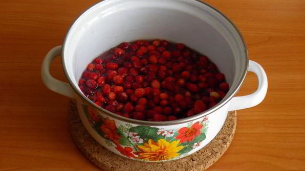 варенье из лесной земляники пятиминутка на зиму