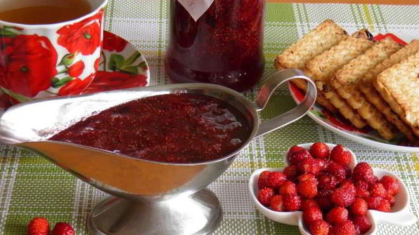 варенье из лесной земляники пятиминутка на зиму