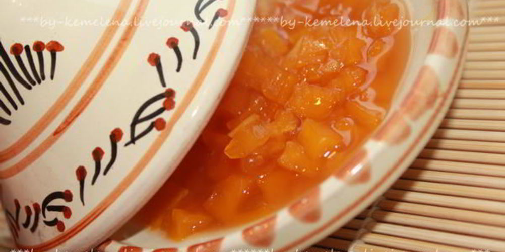 Рецепт варенья из тыквы с мандаринами