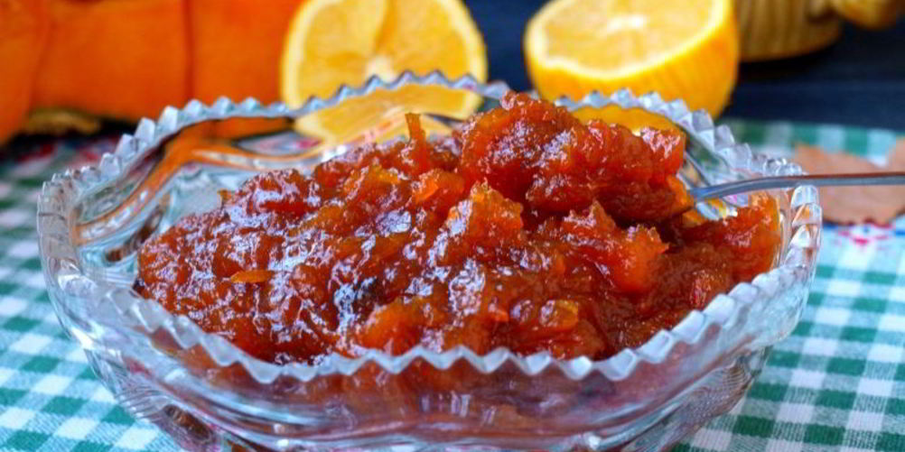 Рецепт варенья из запеченной тыквы с апельсином