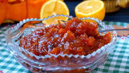 Варенье из запеченной тыквы с апельсином