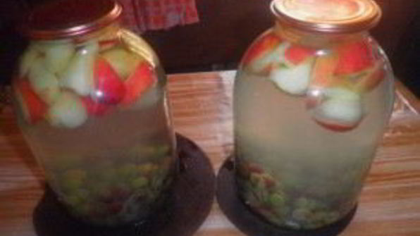 виноград на зиму