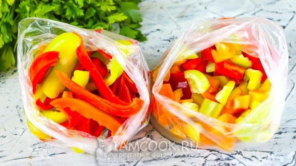 замороженный перец на зиму