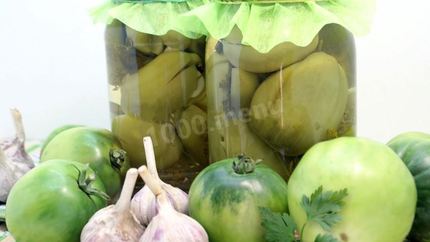 Зеленые помидоры пальчики оближешь с петрушкой на зиму