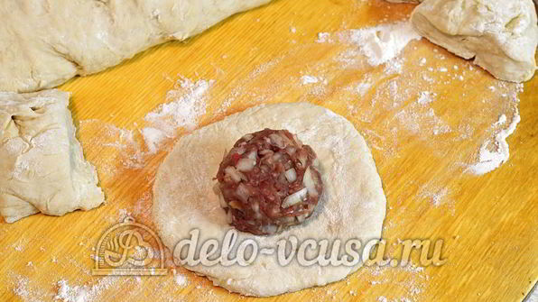беляши с мясом