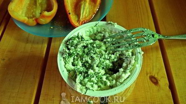 брускетта-гриль с запеченным перцем