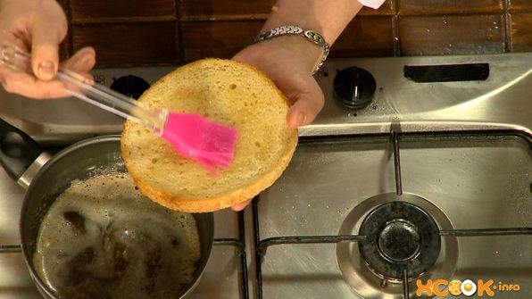 брускетта с семгой