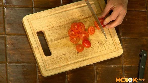 брускетта с семгой