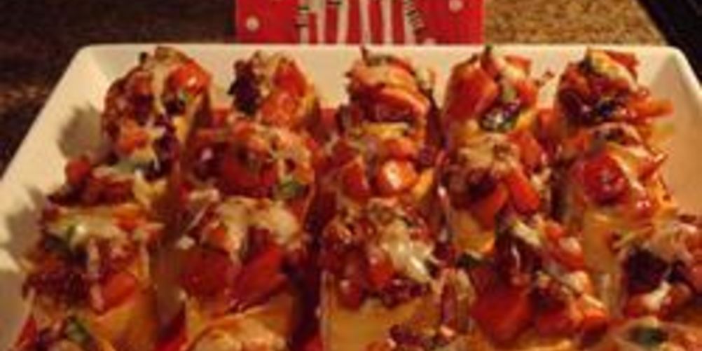 Рецепт брускетты с вялеными помидорами