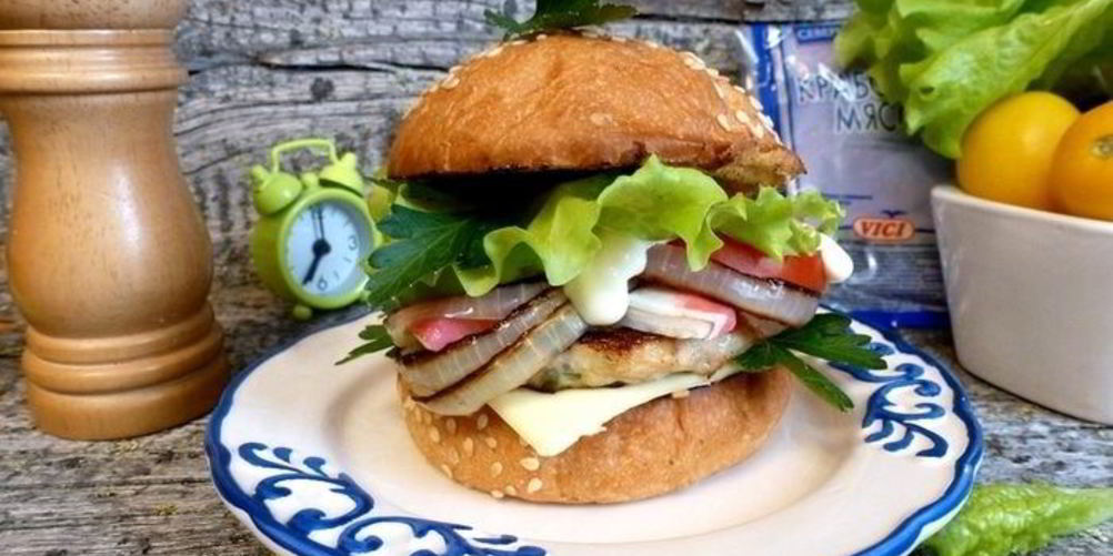 Рецепт бургера крабового луи