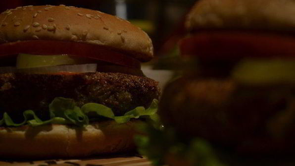 бургер с гречневой котлетой