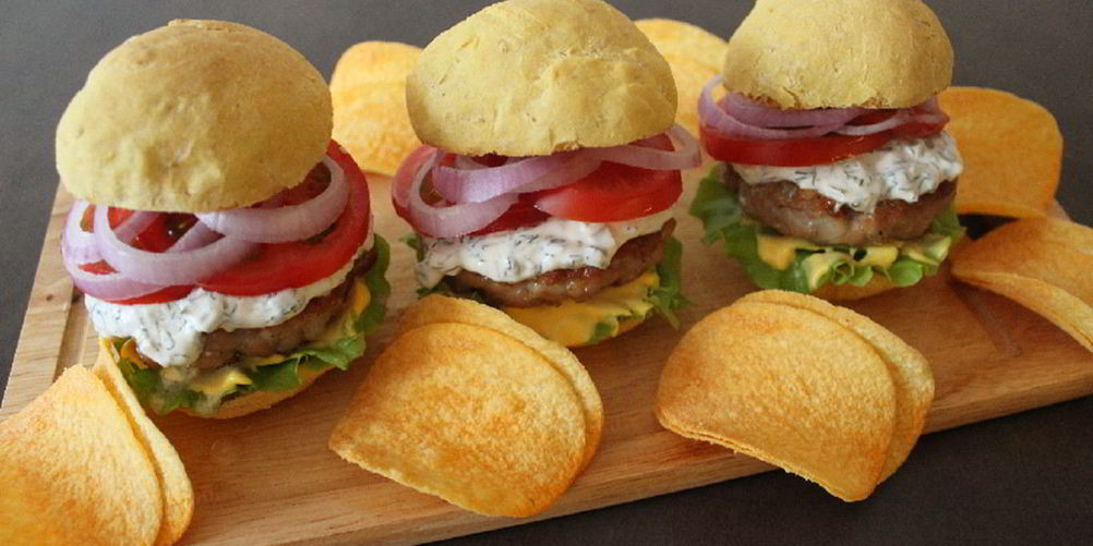 Рецепт бургера со свиным бифштексом