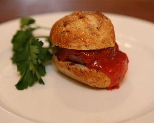 Детские гамбургеры с домашним кетчупом