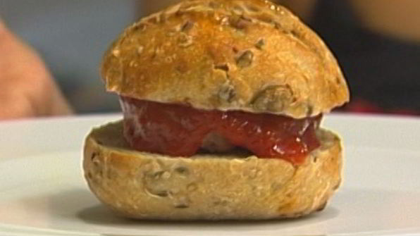 детские гамбургеры с домашним кетчупом