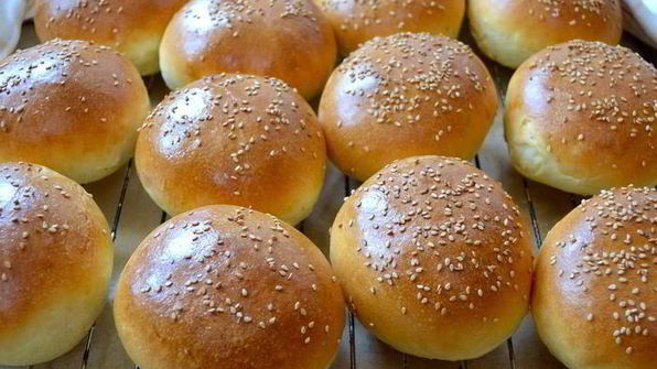 домашние булочки для гамбургеров