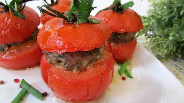 гамбургер в помидорке