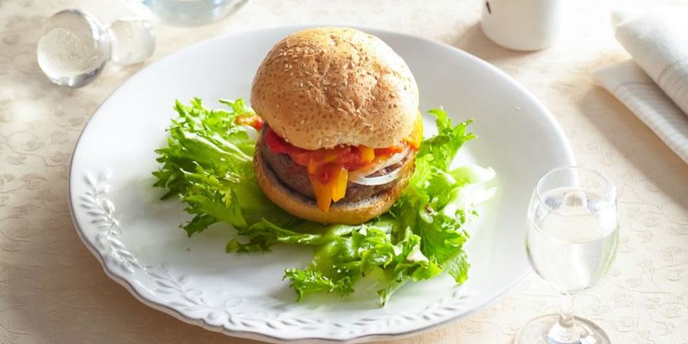 Рецепт гамбургеров с лечо