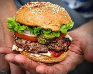 Настоящий домашний бургер